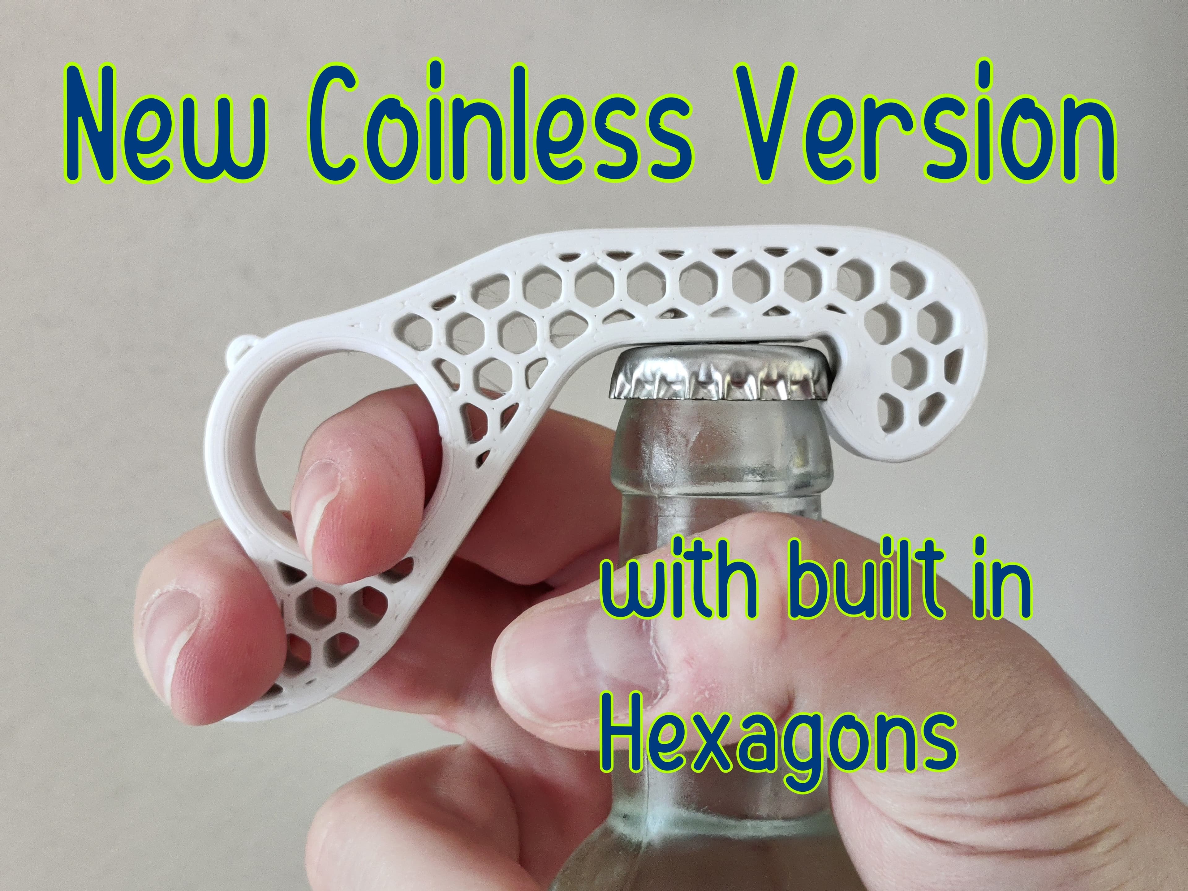 Hex One-Handed Bottle Opener