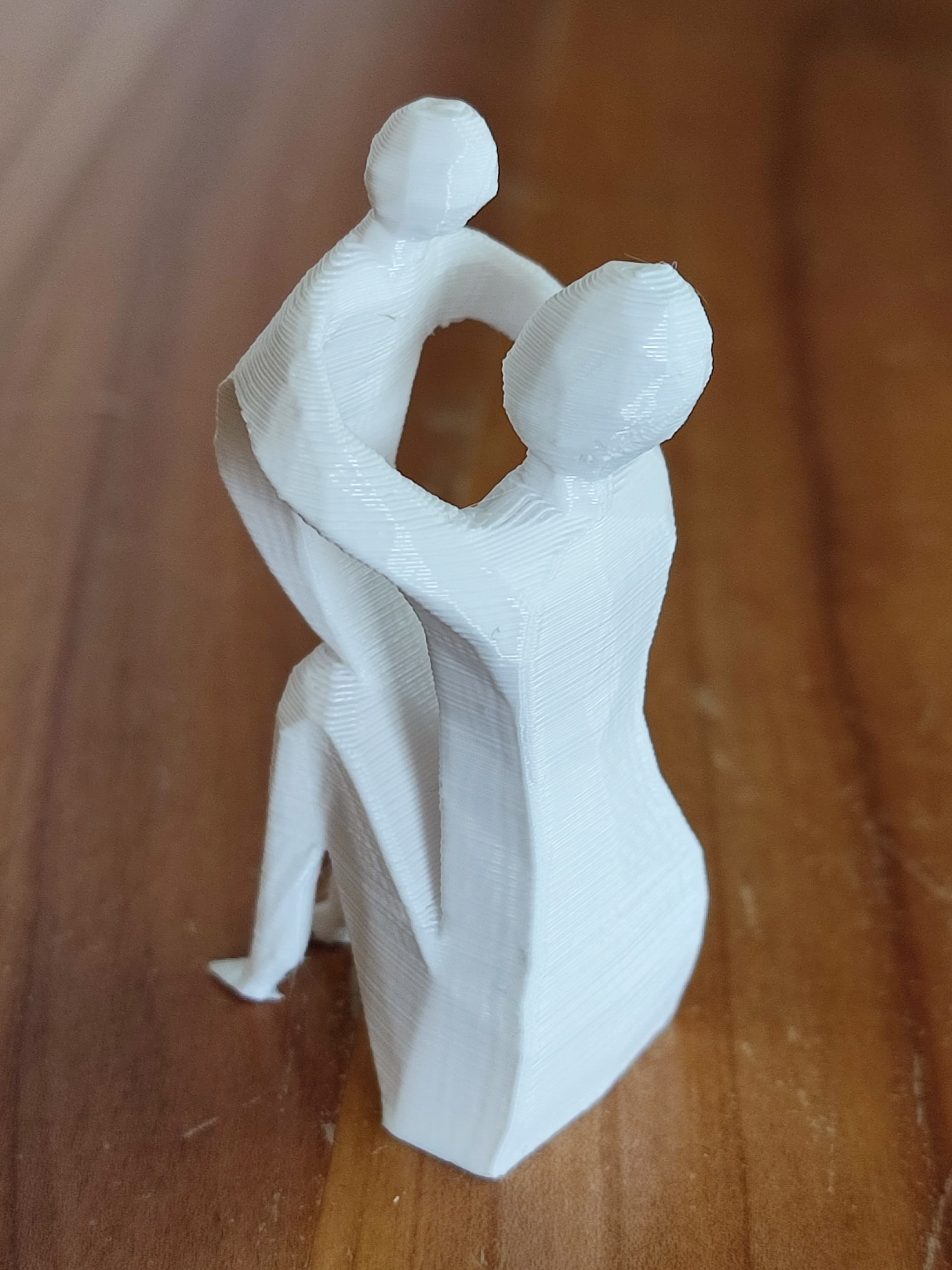 Mother & Child — Low Poly Sculpture