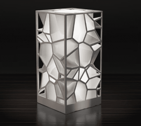Voronoi Lamp with LED Stand